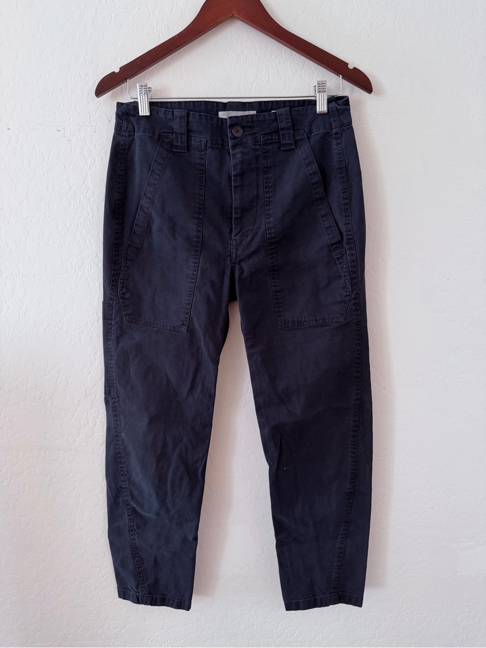 Vince Women’s Navy Utility Cargo Pants Size 2 Cropped Tapered